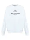 Dolce & Gabbana Short Sleeve Crewneck Sweater In White