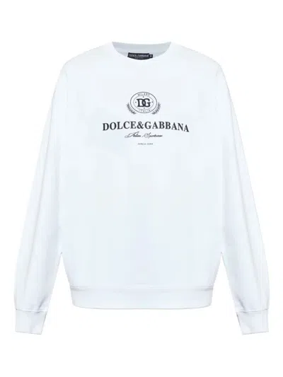 DOLCE & GABBANA DOLCE & GABBANA LOGO-PRINT SWEATSHIRT