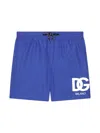 Dolce & Gabbana Logo Swim Shorts (8-12 Years) In Blue