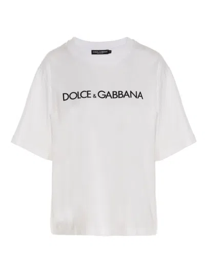 Dolce & Gabbana White T-shirt With Logo