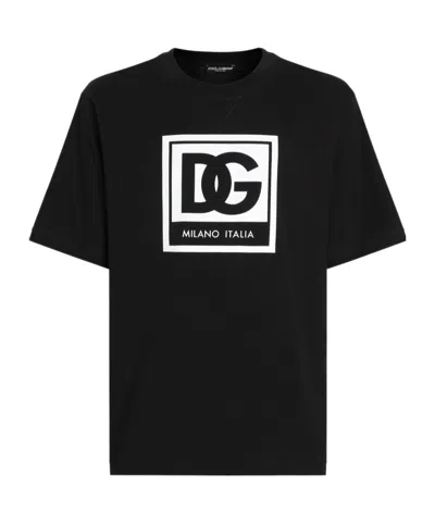 DOLCE & GABBANA DOLCE  GABBANA LOGO PRINTED CREWNECK T-SHIRT