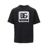 Dolce & Gabbana Logo Print T-shirt In Black