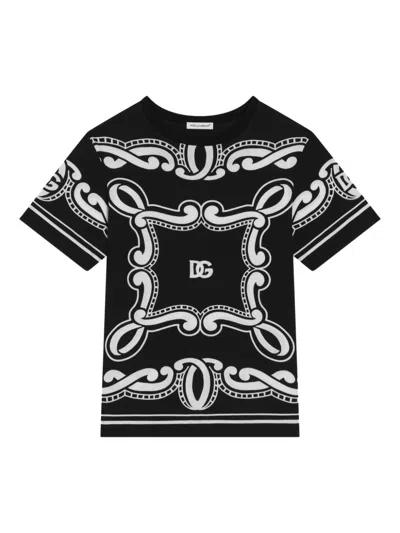 DOLCE & GABBANA LOGO-PRINT T-SHIRT