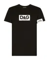 Dolce & Gabbana Logo-decorated T-shirt In Black