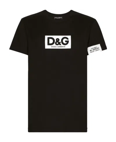 DOLCE & GABBANA DOLCE  GABBANA LOGO PRINTED CREWNECK T-SHIRT