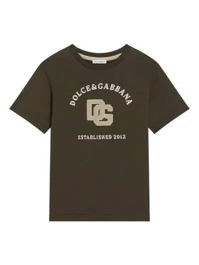 Dolce & Gabbana ロゴ Tシャツ In Green