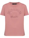 Dolce & Gabbana Logo-print T-shirt In Pink