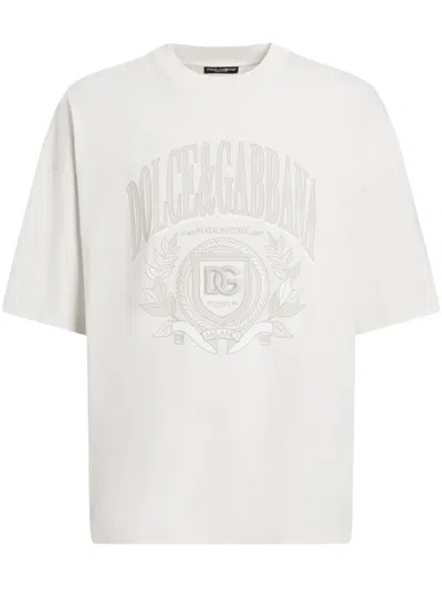 Dolce & Gabbana Logo-print T-shirt In Weiss