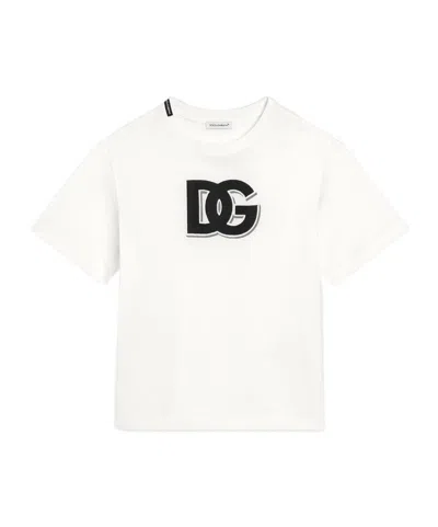 Dolce & Gabbana Logo-print T-shirt In White