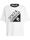 Dolce & Gabbana Graphic T-shirt Short Sleeves In White