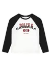 Dolce & Gabbana Cotton Logo T-shirt (8-12+ Years) In White