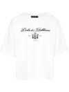 Dolce & Gabbana T-shirt With Lettering Logo In White