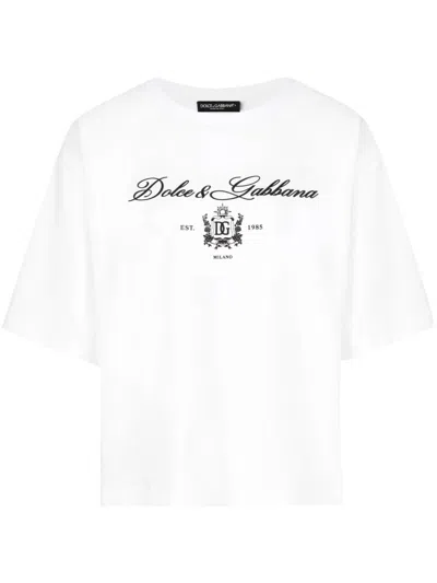 DOLCE & GABBANA LOGO-PRINT T-SHIRT