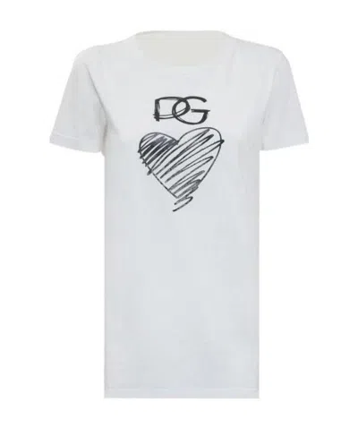 Dolce & Gabbana Logo-print T-shirt In White