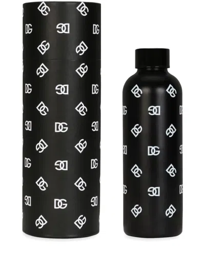Dolce & Gabbana Logo-print Thermos In Black