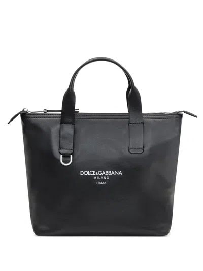 DOLCE & GABBANA LOGO-PRINT TOTE BAG