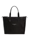 Dolce & Gabbana Carryall Tote Bag With Top Handles In Black