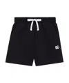 Dolce & Gabbana Logo-print Track Shorts In Black