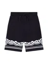 Dolce & Gabbana Logo-print Track Shorts In Blue