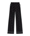 Dolce & Gabbana Logo-print Trousers In Black