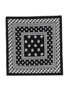 Dolce & Gabbana Logo Print Scarf In Black