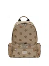 Dolce & Gabbana Logo-print Zipped Backpack In Neutrals