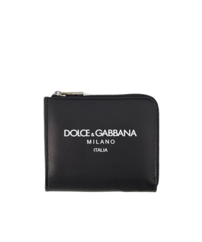 DOLCE & GABBANA DOLCE  GABBANA LOGO PRINTED CARD HOLDER