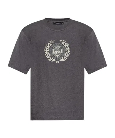 Dolce & Gabbana Item O-neck Short-sleeved T-shirt In Black