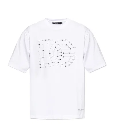 Dolce & Gabbana Logo-print T-shirt In White