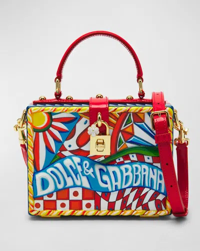Dolce & Gabbana Multicolour Dolce Box Carretto Top Handle Bag In 8i328