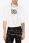 Dolce & Gabbana Logo Printed Short-sleeved T-shirt In White