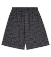 Dolce & Gabbana Logo Printed Shorts In Black