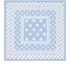 Dolce & Gabbana Logo Printed Silk Scarf In Blue