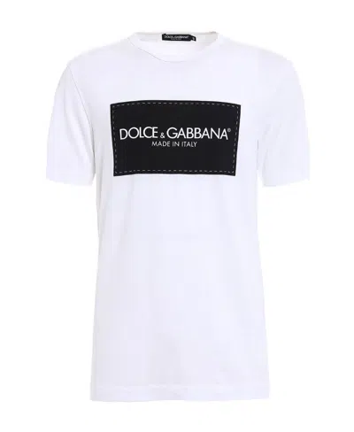 DOLCE & GABBANA LOGO PRINTED T-SHIRT