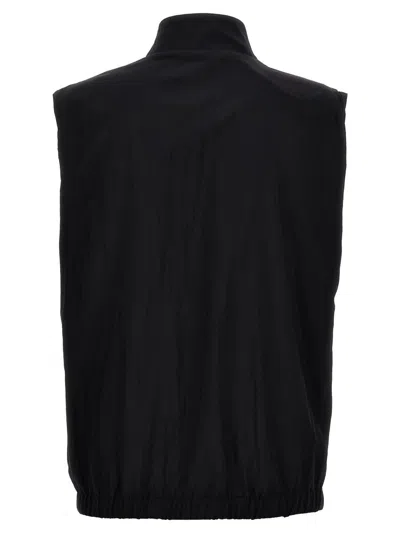 Dolce & Gabbana Logo Reversible Vest In Black