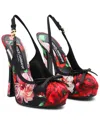 Dolce & Gabbana Floral-print Pumps