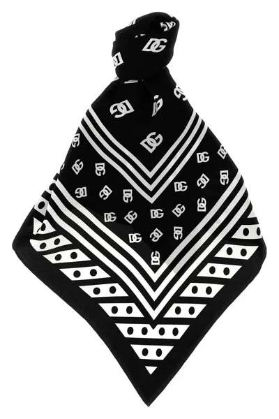 DOLCE & GABBANA DOLCE & GABBANA LOGO SCARF