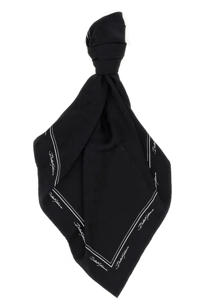 DOLCE & GABBANA LOGO SCARF