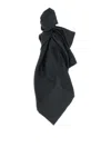 Dolce & Gabbana Logo Scarf In Black