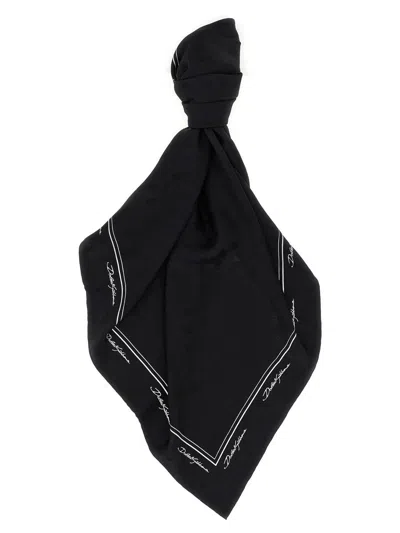 DOLCE & GABBANA DOLCE & GABBANA LOGO SCARF