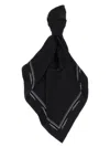 Dolce & Gabbana Women Logo Scarf In Brown
