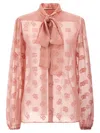 Dolce & Gabbana Pink Front Button Shirt In Pink