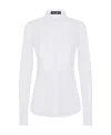 Dolce & Gabbana Tailored Shirt With Collared Neck And Buttoned Cuffs In White