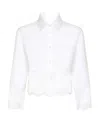 Dolce & Gabbana White Shirt With Lace In White