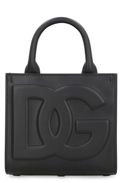 Dolce & Gabbana Dg Daily Leather Mini Bag In Black
