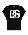 Dolce & Gabbana Logo-print Short-sleeve T-shirt In Black