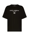 Dolce & Gabbana Cotton T-shirt In Black