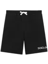 Dolce & Gabbana Logo Shorts In Black