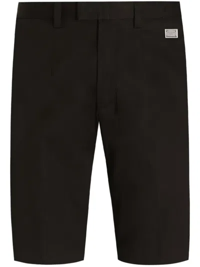 Dolce & Gabbana Logo Shorts In Black