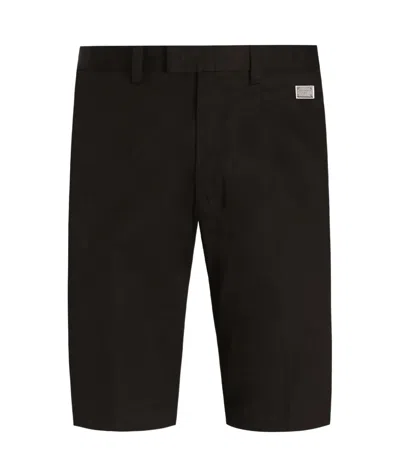 Dolce & Gabbana Logo Shorts In Black